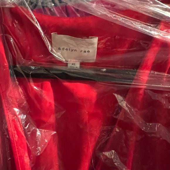 Adelyn Rae Red Long Sleeve Dress - Picture 2 of 2